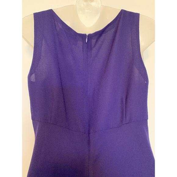 Danny &‎ Nicole Purple Flowy Dress Sleeveless Size 8 Lined - Picture 3 of 8